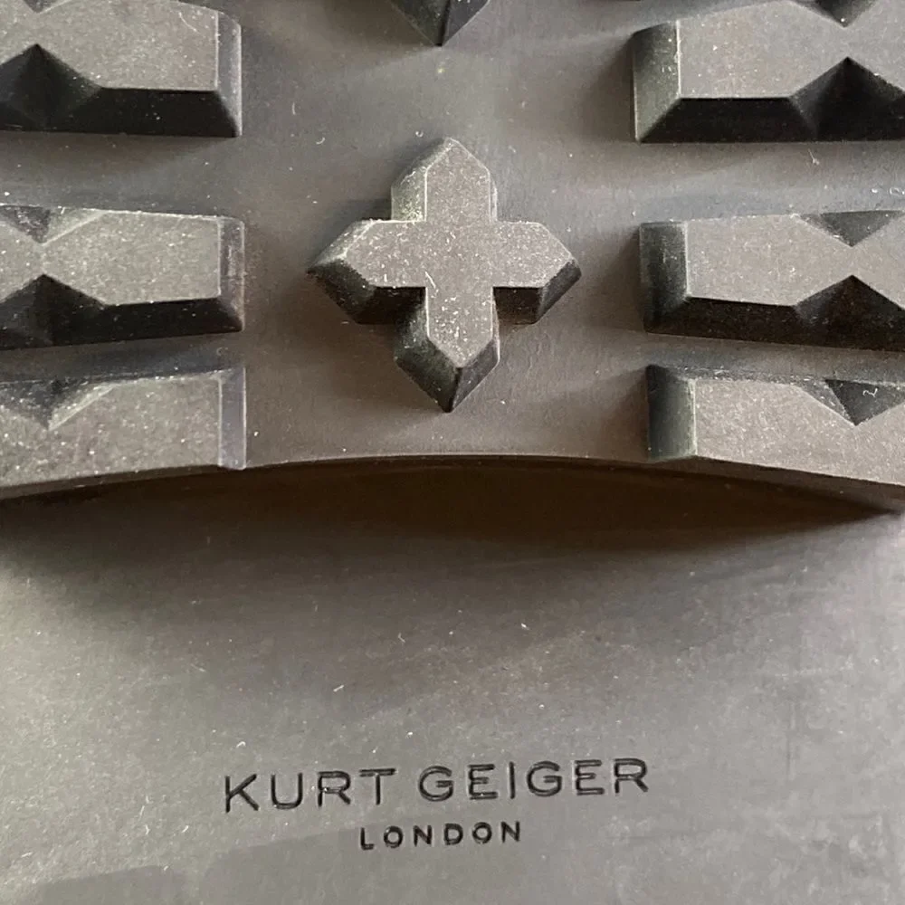 KURT GEIGER LONDON Women's Kensington Lace Up Combat Boots  size 36 (5.5)
